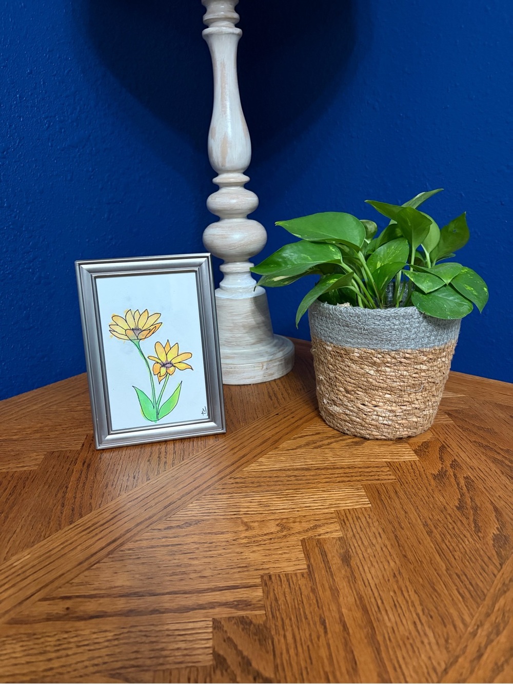 Original 4x6 Watercolor Floral Artwork